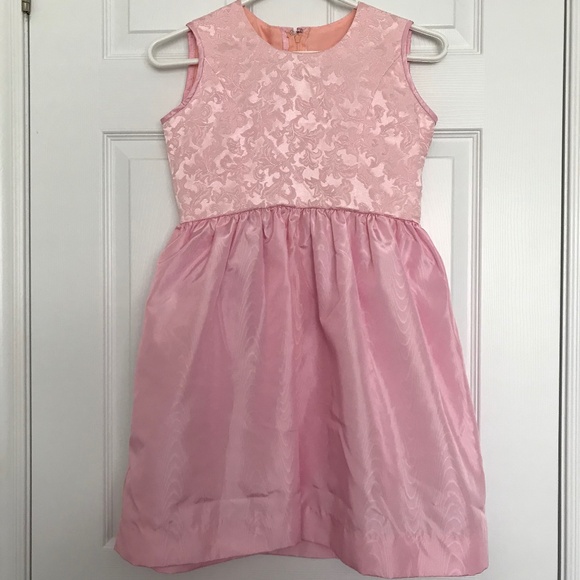 Pink Girls Dress Size 7-8 Embroidery Detail - Picture 1 of 6